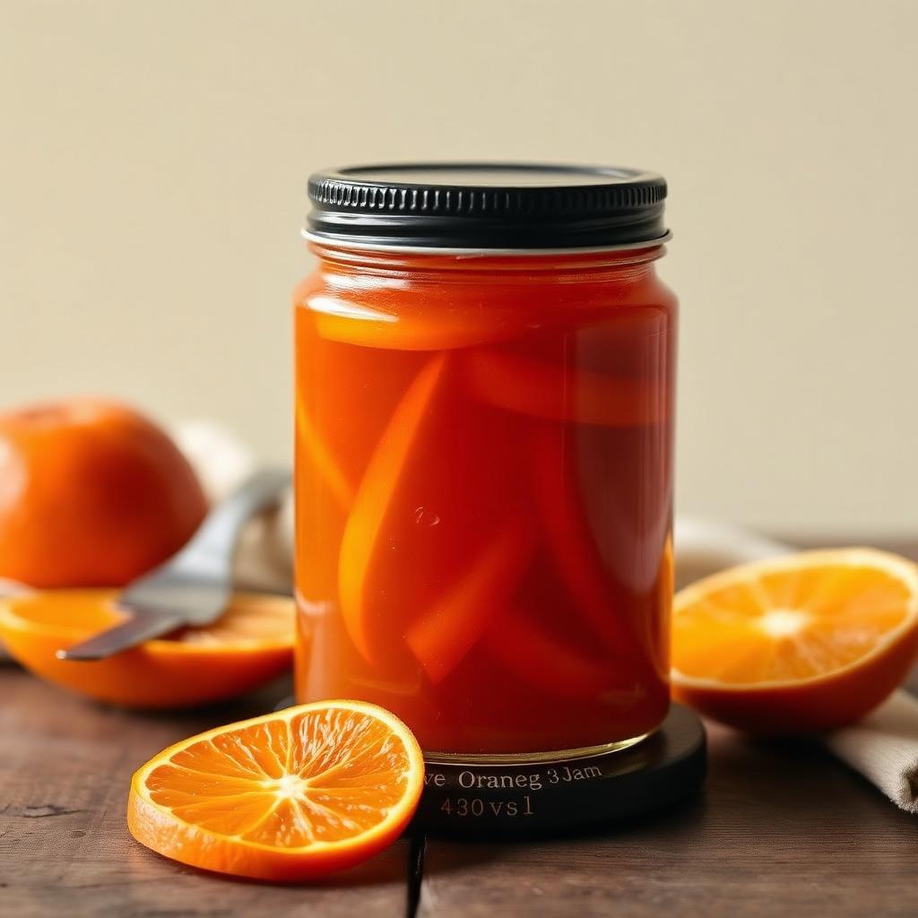 Orange Jam label